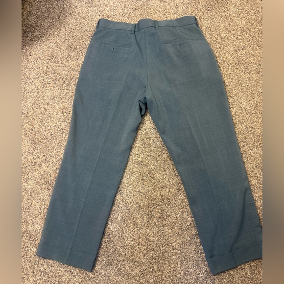 Perry Ellis Slim Fit Men's Blue Dress Pant 34x30 - Picture 2 of 2